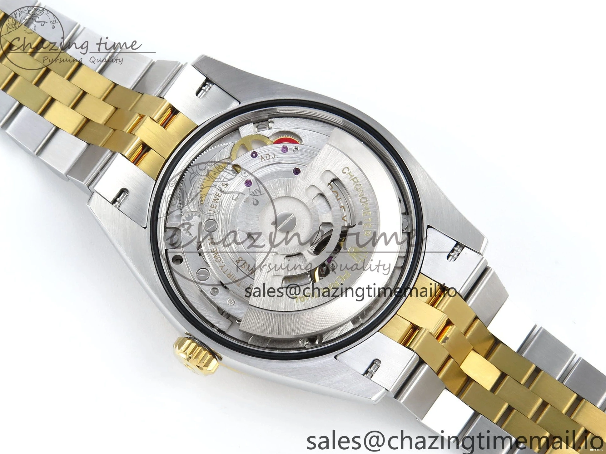 MiroTime 0126 DateJust 36 126233 EWEF Best Edition White Dial Stick Marker on SS YG Jubilee Bracelet A Affordable 618